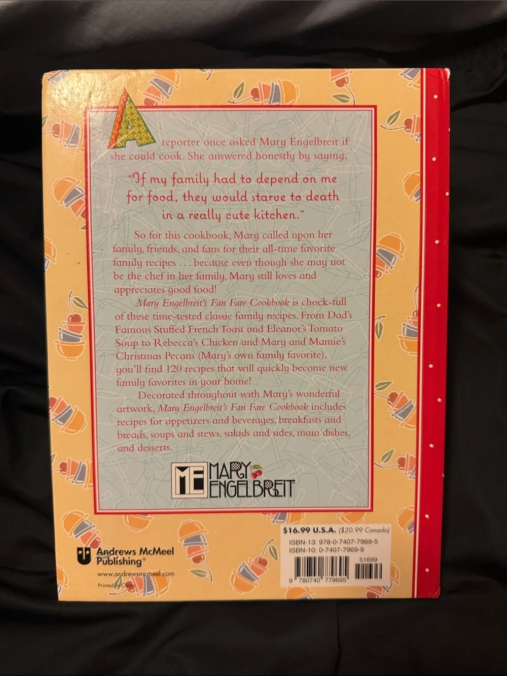 Mary  Engelbreits cookbook